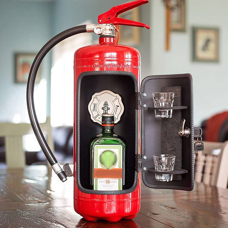 Fire Extinguisher Small - Yangın söndürücü şekil şarap kutusu süsler