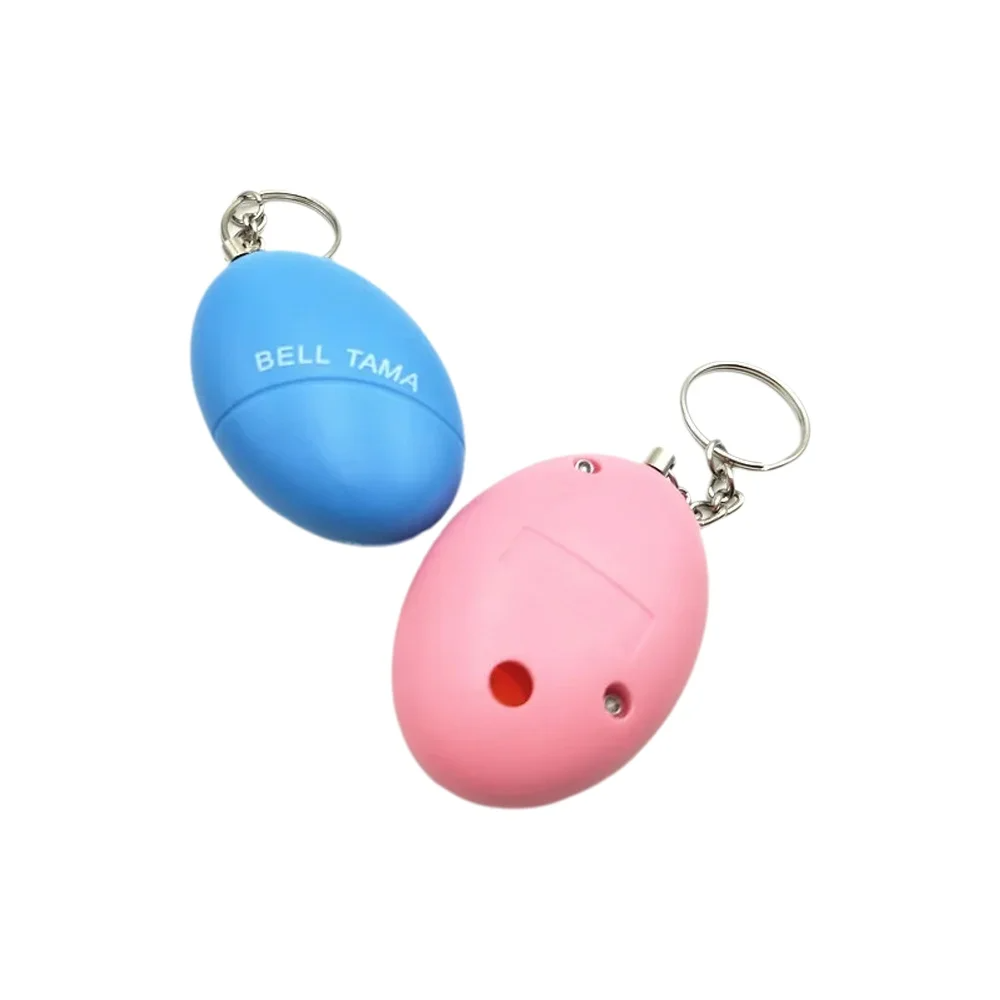 Personal Alarm Keychain - Yumurta Şeklinde 140db Kişisel Anahtarlık Saldırı