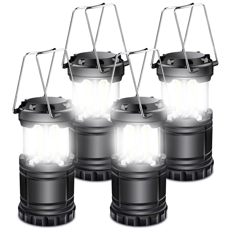 Power Outage Light - ABAE-4'lü Paket Güneş Enerjili Kamp Fenerleri,
