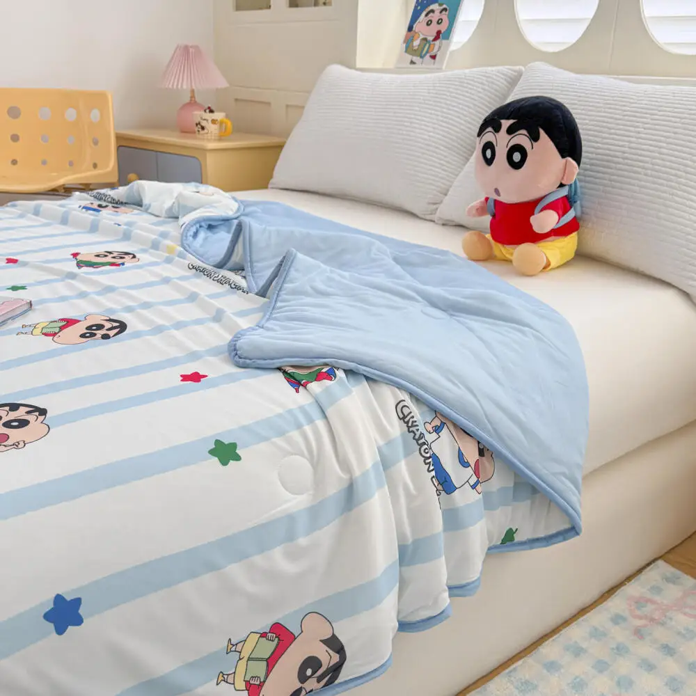 Fire Blanket Kitchen - Kawaii Crayon Shin-Chan Yaz Yorgan Karikatür