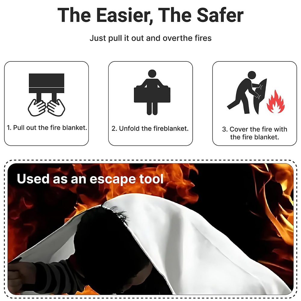 Yangın battaniyesi 2 paket 2*2 - Fire Blanket Kitchen incelemesi ve fiyatı