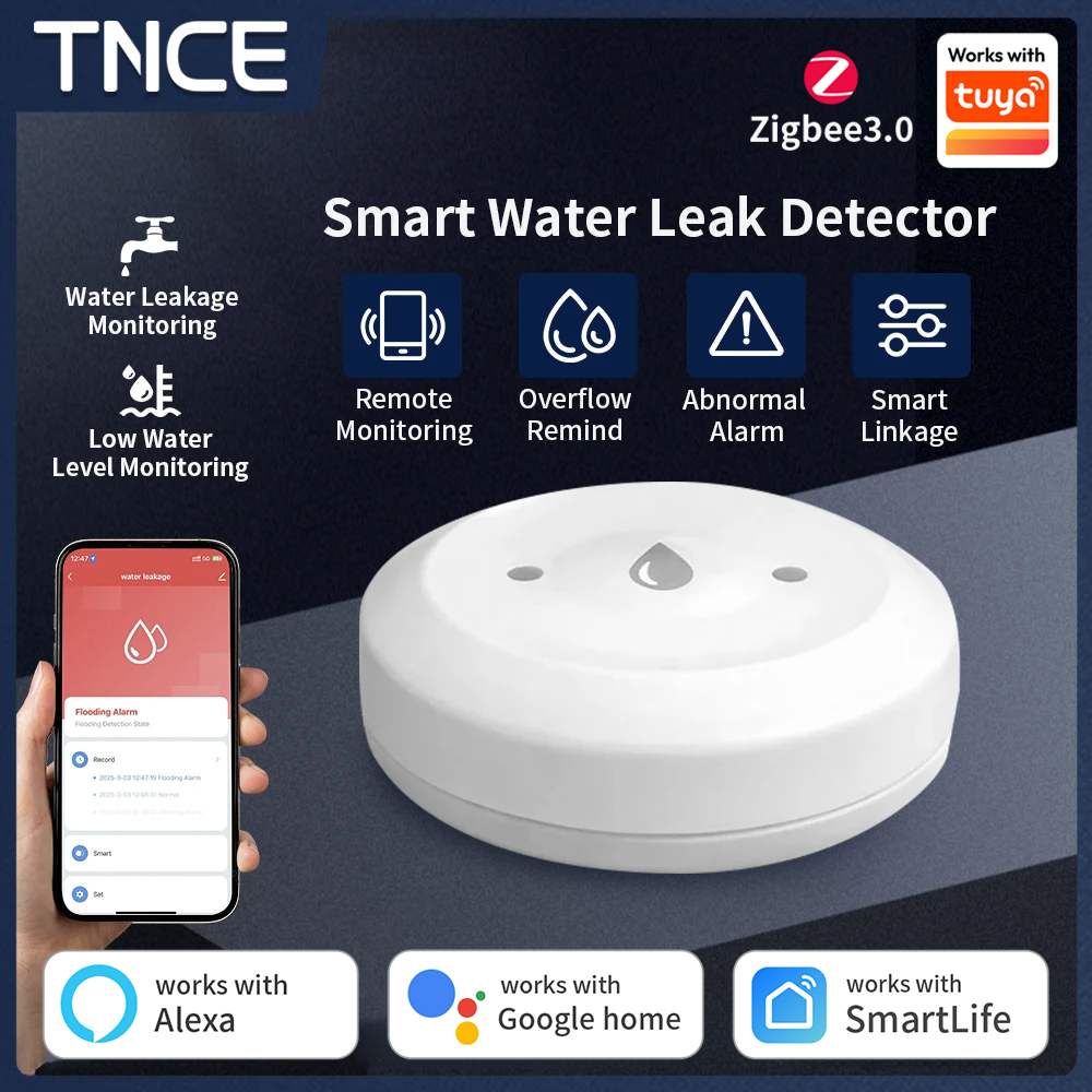 TNCE ZigBee3.0 Tuya Akıllı Su  - Water Alarm Sensor incelemesi ve fiyatı